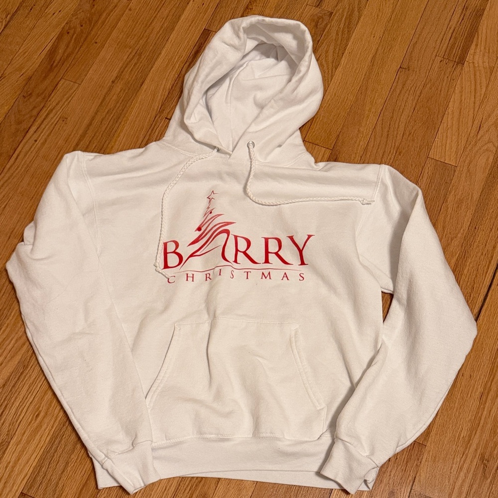 Barry manilow Christmas White Hoodie